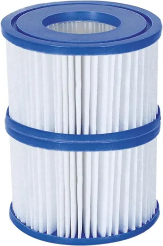 Bestway Bomba de filtro ligera tipo VI de repuesto para hidromasaje inflable SaluSpa (paquete de 24)