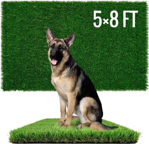Miniatura 18 de Sunturf Hierba falsa para que los perros orinen, césped artificial para perros, almohadillas para orina de perro, extra grandes, tapetes de césped