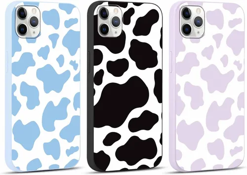 Miniatura 41 de Paquete de 3 Fundas Bonitas con Estampado de Guepardo para iPhone 13/14 de 6.1" Funda de Teléfono, Fundas de Diseño Estético de Leopardo Silicona
