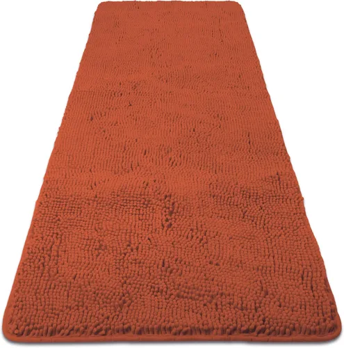 Miniatura 133 de Yeaban Alfombra de pasillo de baño de 24 x 72 pulgadas, antideslizante, alfombra de baño larga de felpilla gruesa, absorbente y lavable, alfombra