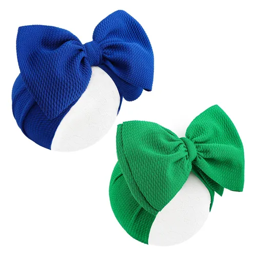 Miniatura 11 de Diademas de arco iris para el pelo para bebés, niñas, 2 unidades, recién nacidos, niños pequeños, accesorios para el cabello, lazo para la cabeza