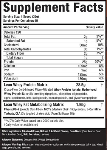 Miniatura 2 de Musclesport Lean Whey Revolution™ Proteína en polvo – Aislado de proteína de suero – Bajo en calorías, bajo en carbohidratos, bajo en grasa, sabores