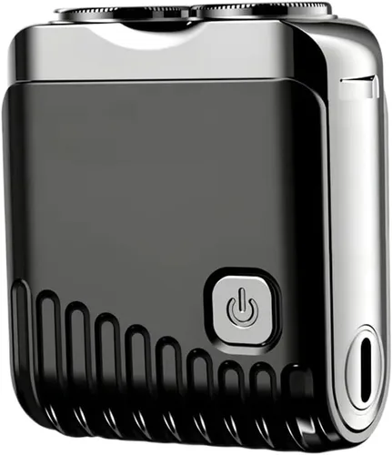 Mini Electric Shaver, 2026 New Dual Head Waterproof Rechargeable Razor Mini Wet Dry Shaving Razor for Travel Home (Black)
