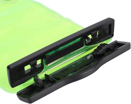 Miniatura 6 de FOSA 2 unids radio bidireccional impermeable caso bolsa portátil equipo electrónico bolsa con cordón para walkie talkie 5R/UV82/BF-888S, verde