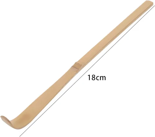 Miniatura 9 de Cuchara japonesa de bambú matcha – 7.1 in marrón tradicional cuchara de ceremonia de té para matcha y café Accesorios duraderos y ecológicos