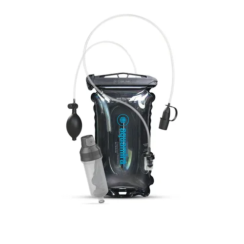 Aquamira Depósito presurizado de 2L, depósito de filtración de agua, 70 oz. Capacidad