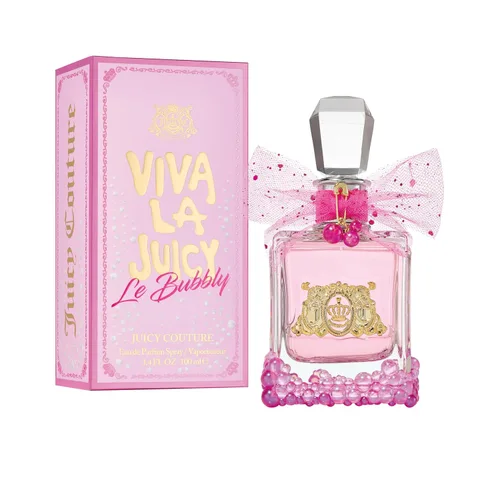 Juicy Couture Viva La Juicy Le Bubbly Eau De Parfum, Luxury Women's Perfume with Notes of Champagne Inspired Pink Berries, Gardenia, Jasmine & Amber