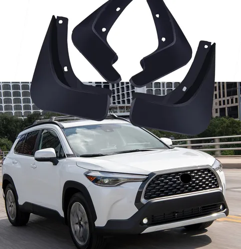 Juego de 4 guardabarros delantero y trasero para Toyota Corolla Cross 2022, guardabarros delantero y trasero