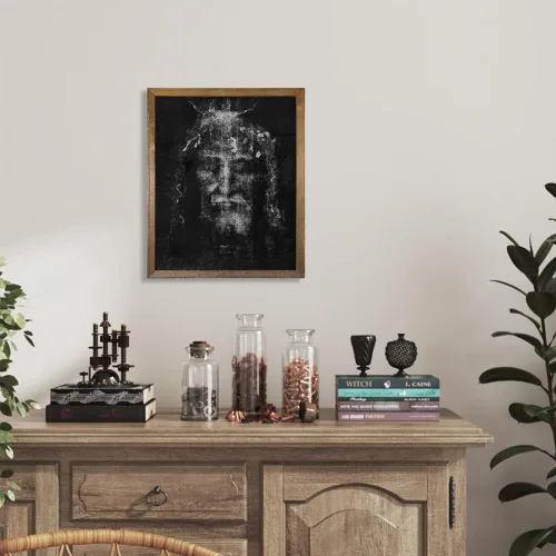 Miniatura 5 de Imágenes de Jesús para pared, póster impreso de la Sábana Santa de Turín, decoración de pared de fotos de Jesucristo, regalos religiosos cristianos
