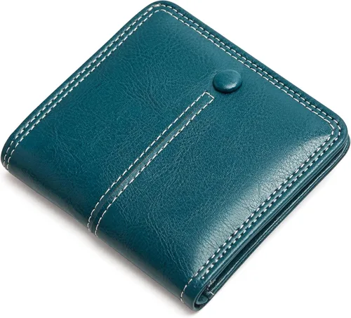 Miniatura 22 de TFKGS Tarjetero de crédito para mujer, cartera RFID de cuero para mujer con bloqueo de cremallera, llavero para tarjetas de acordeón, regalos