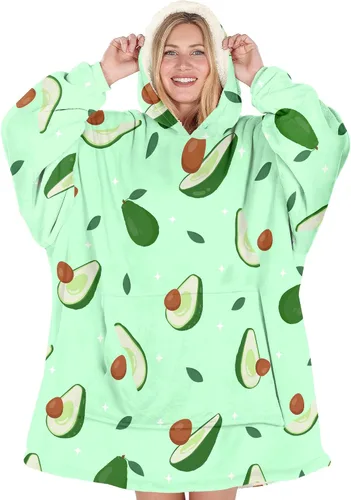 Warmstorey Manta con Capucha Portátil para Mamá Esposa La Mejor Sudadera de Todos los Tiempos - Regalo de Navidad del Esposo Hija Aniversario