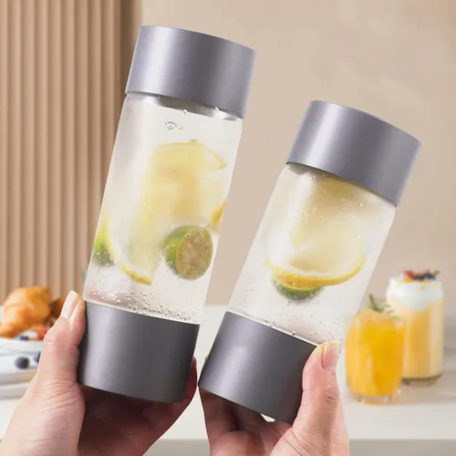 Miniatura 4 de Máquina de Agua con Gas Fabricadora de Soda Dispensador de Bebidas para el Hogar, Transmisión de Soda con Botella Libre de BPA de 1L, 2 Botellas