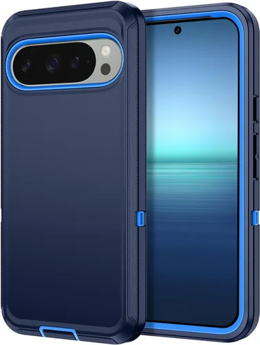 Miniatura 39 de I-HONVA Funda para Google Pixel 7 a Prueba de Golpes/Polvo/Caídas de 3 Capas con Protección Completa del Cuerpo [Sin Protector de Pantalla] Funda