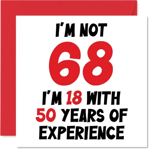 Miniatura 39 de Tarjeta de cumpleaños número 100 para mujeres y hombres, no 100, soy 18 con 82 años de experiencia, divertida tarjeta de felicitación de feliz