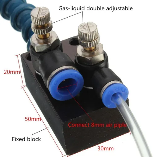 Miniatura 3 de Sistema de pulverización de lubricación de refrigerante de niebla para corte de metales Máquina rociadora de enfriamiento de grabado para tubería