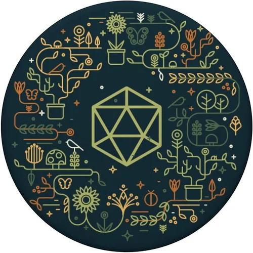 Miniatura 3 de Geeky D20 Dice Set Plantas y Succulents Nerdy - PopSockets Grip y Stand para Teléfonos y Tabletas