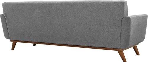 Miniatura 5 de Modway Engage - Sillón de madera Gris Expectativa