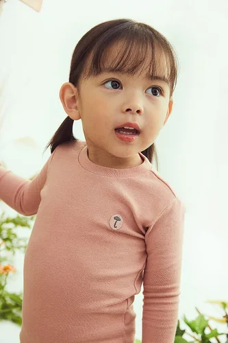 Miniatura 3 de moimoln SOFT Cotton Modal solid Baby Girls Boys Long-Sleeve Snug fit Pjs Pajama Sleepwear, 6m-5T