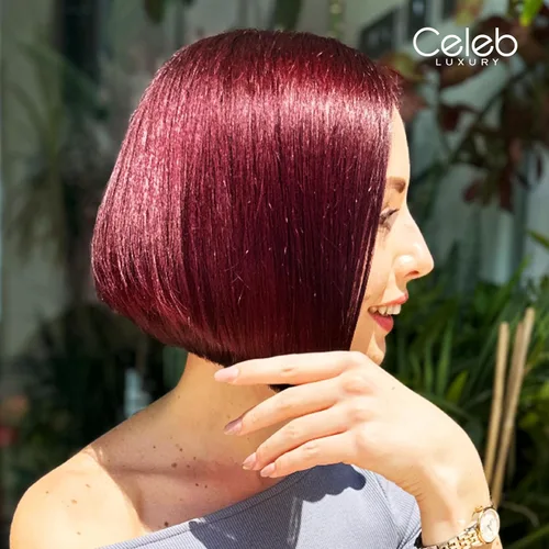 Miniatura 6 de Celeb Luxury Intense Color Depositing Colorwash Shampoo + BondFix Rebuilder, tinte vegano para el cabello, a base de plantas de origen sostenible