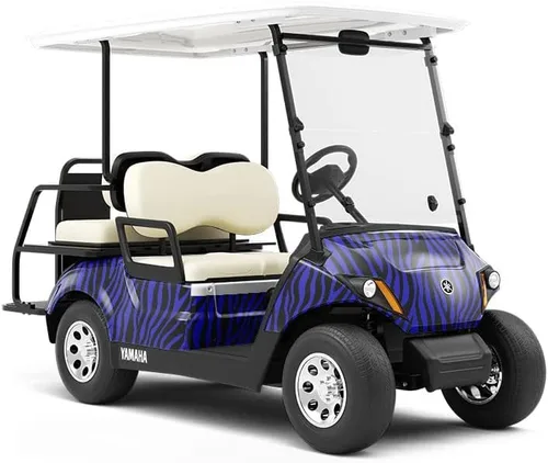 Miniatura 8 de Rwraps - Rollo de película de vinilo brillante con diseño de cebra azul, 59 pulgadas x 1 pie para automóvil