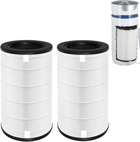 Ketofa Paquete de 2 filtros de repuesto AP-T45 AP-T40FL compatibles con purificador 5 en 1 Homedics Total Clean 5 en 1, AP-T45, AP-T45WT, AP-T45-BK,