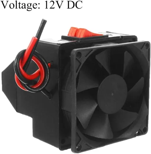Miniatura 2 de MASO - Calefactor portátil para coche de 12V 150W - Ventilador de alta potencia para parabrisas de automóvil, calentamiento rápido, descongelador