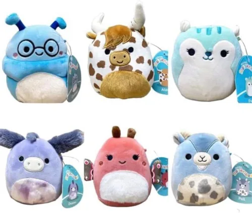 Miniatura 5 de Squishmallows Mystery - Paquete económico de 3 estrujables de 10 y 8 pulgadas, obtén un peluche grande y dos pequeños de Jazwares por menos, juguete