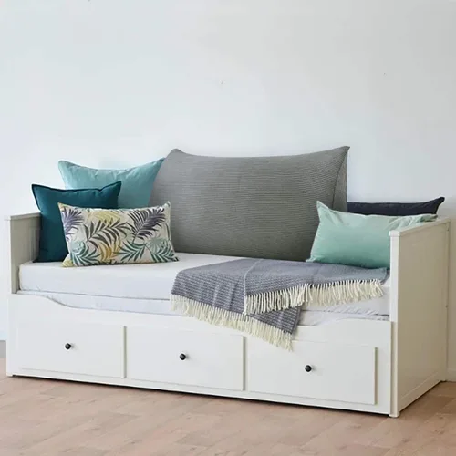 Miniatura 5 de Almohada de cuña para cabecero tamaño matrimonial XXL, almohada para respaldo de cama, cojín de respaldo para leer, ver la televisión, trabajar