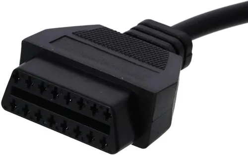 Miniatura 5 de BYOBYO Cable adaptador de conector de herramienta de diagnóstico OBD1 a 16 pines OBD2, cable adaptador de convertidor de escáner de diagnóstico apto