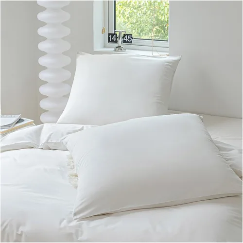 Miniatura 4 de Juego de funda de edredón de algodón, 100% algodón, tela gruesa agradable a la piel, color sólido, juego de cama doble, ropa de cama