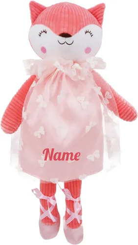 Miniatura 10 de June Garden Muñeca bailarina personalizada de 16 pulgadas, Monica, muñeca de ballet de felpa impresa con nombre personalizado para niñas, regalo