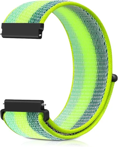 Miniatura 24 de Correas deportivas de nailon de 0.709 in de liberación rápida compatibles con Garmin Venu 4 1.614 in/3S 1.614 in/Venu 2S/Vivoactive 4S/Vivomove