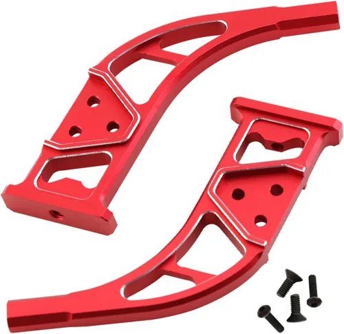 Parte de actualización de montaje de ala trasera de aluminio para infracción 1/7 6S BLX Limitless, 2 piezas de aleación de ala trasera de montaje en