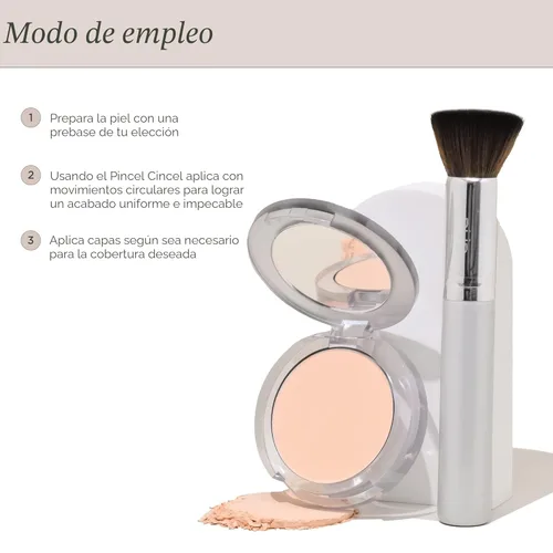 Miniatura 9 de PÜR MINERALS Base de Maquillaje Mineral Prensada 4 en 1 en Polvo con SPF 15 - Corrector y Compacto de Acabado en Polvo Prensado para Rostro - Base