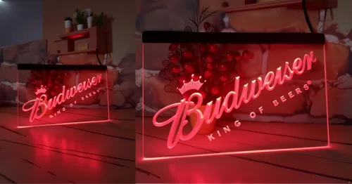 Miniatura 5 de Letrero de neón rojo para decoración de pared, cerveza, bar, club, letreros LED para oficina, hotel, pub, cafetería, fiesta de cumpleaños, cueva