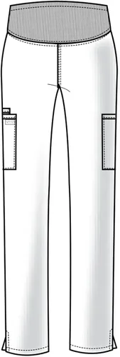 Miniatura 5 de Cherokee Pantalones de maternidad para mujer, ropa de trabajo profesional suave elástico WW220