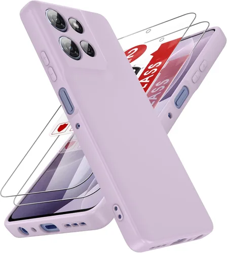 Miniatura 16 de LeYi Funda para Motorola Moto G Play 4G 2024: Funda para Moto G Play 4G 2024 con funda delgada y antiarañazos, silicona líquida a prueba de golpes