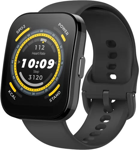 Amazfit Bip 5 - Reloj inteligente de 1.811 in, GPS, Amazon Alexa integrado, llamadas Bluetooth, batería de 10 días, frecuencia cardíaca y VO2 Max,