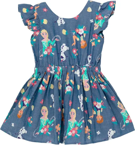 Miniatura 18 de Disney Vestido de falda con carril floral chambray para recién nacido hasta niños grandes (0-3 meses - 14-16)