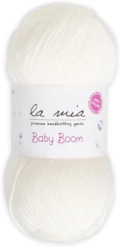 Miniatura 85 de 1 madeja La Mia Baby Boom, hilo acrílico 100% antipilling para tejer y ganchillo para tejer y ganchillo, 3.53 oz (3.5 onzas) / 820.2 ft