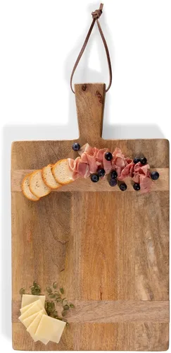 Miniatura 2 de TOSCANA - una marca Picnic Time - Tabla rectangular de charcutería Ravi, plato de madera para servir, tabla de queso, (madera de mango)