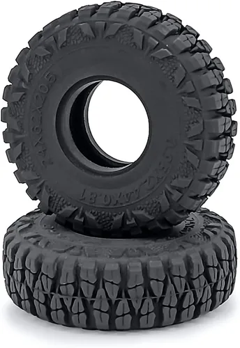 Miniatura 4 de 1/24th RC Neumáticos de rueda de goma 2.441 in para Axial SCX24 Deadbolt Gladiator Bronco (estilo B)