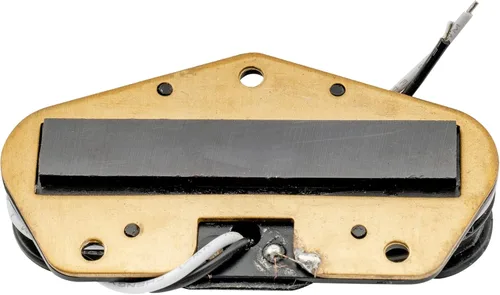 Miniatura 5 de Pastilla de puente Wilkinson WOVT de bajo Gauss Vintage Nashville cerámica para guitarra eléctrica estilo Tele, negra Puente Negro