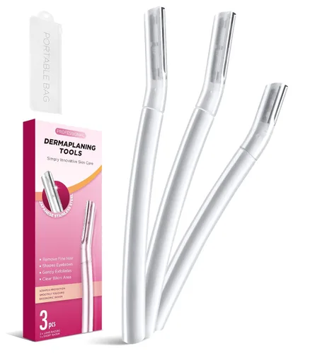 Miniatura 7 de Maquinilla de Afeitar Dermaplane para Rostro de Mujer, (6 Unidades) Herramienta Profesional de Dermaplaning para Vello Facial Fino, Depilación 6