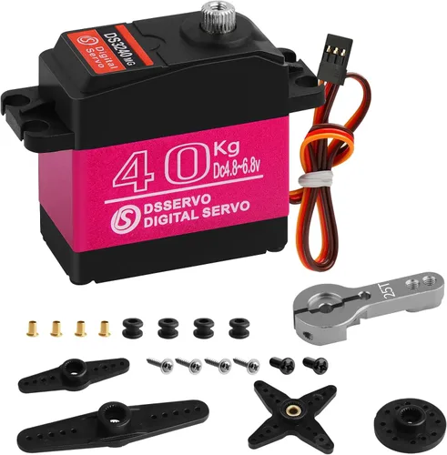 Miniatura 11 de 66.1 lbs Digital servo alto torque completo metal engranaje impermeable, adecuado para coche de control remoto modelo RC con un ángulo de control