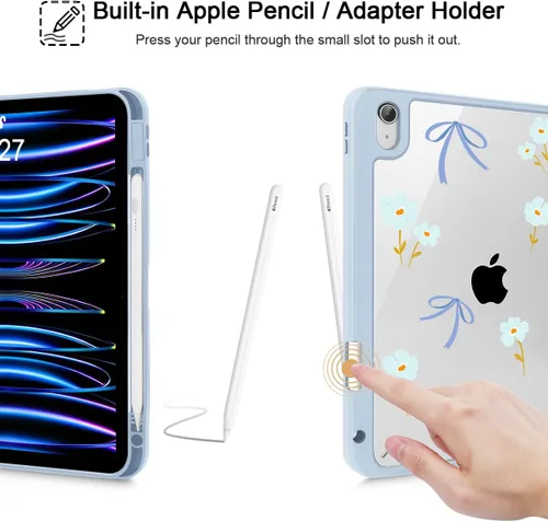 Miniatura 5 de Funda Mektron para iPad 2025 de 11 pulgadas (Chip A16) de 11ª generación, Compatible con iPad de 10ª generación de 10.9 pulgadas 2022, con soporte