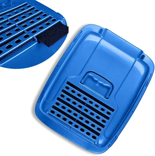 Miniatura 3 de Paquete de 10 filtros de repuesto para caja de arena para gatos, insertos de filtro de olor de carbón activado, compatible con bandeja para gatos