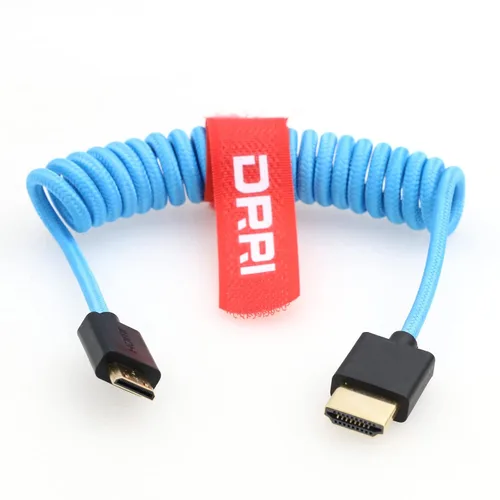 Cable trenzado de alta velocidad 8K @60Hz 4K @120Hz Mini HDMI a Full HDMI 2.1 para Sony F55 A7S3 A74 Nikon Z5 Z6 Z7 BMPCC4k a monitor Atomos Ninja