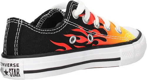Miniatura 4 de Converse Chuck Taylor All Star OX - Tenis bajos para niños color negro