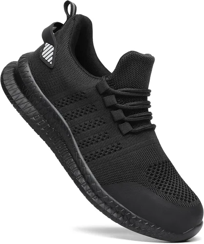 Zapatos de punta de acero para hombres y mujeres, cómodos, ligeros, zapatos de seguridad para el trabajo, a prueba de pinchazos, antideslizantes,